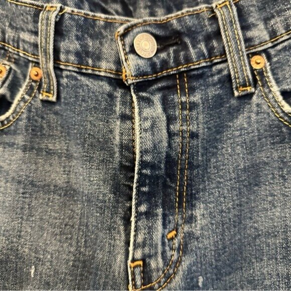 Vintage Levi’s 527 Distressed Medium Wash Straight-Leg Jeans Size 30x30 - Picture 5 of 10